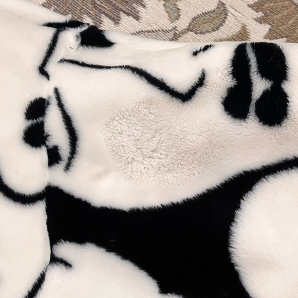 Vintage Donnybrook Faux Fur Coat Jacket Car Coat Faces Oversized L Large - Picture 10 of 12